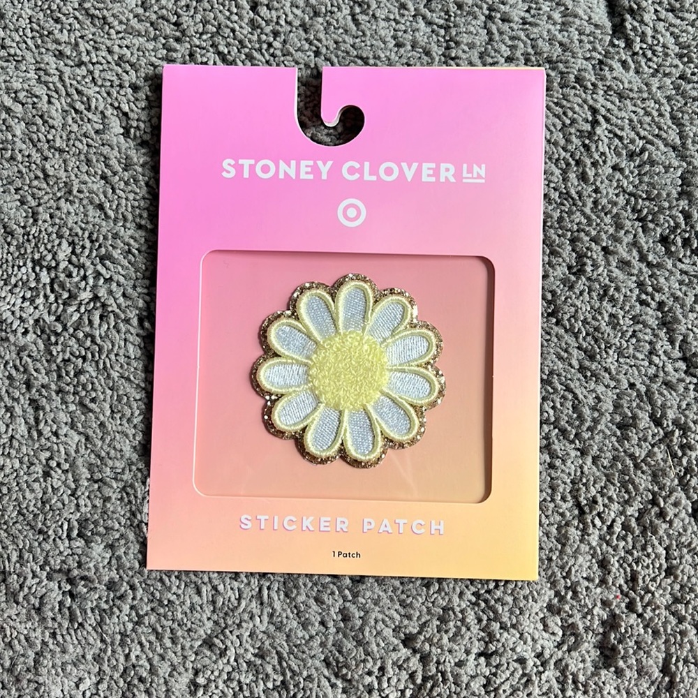Stoney Clover Lane target collab daisy sticker patch